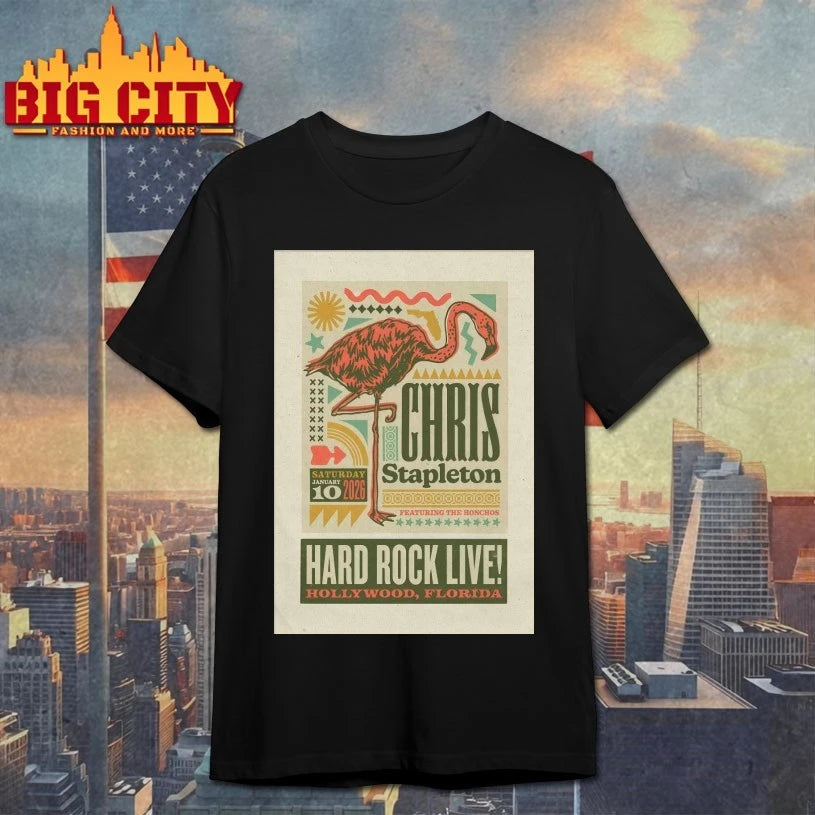 Chris Stapleton 1.10.2026 Hollywood FL Poster shirt
