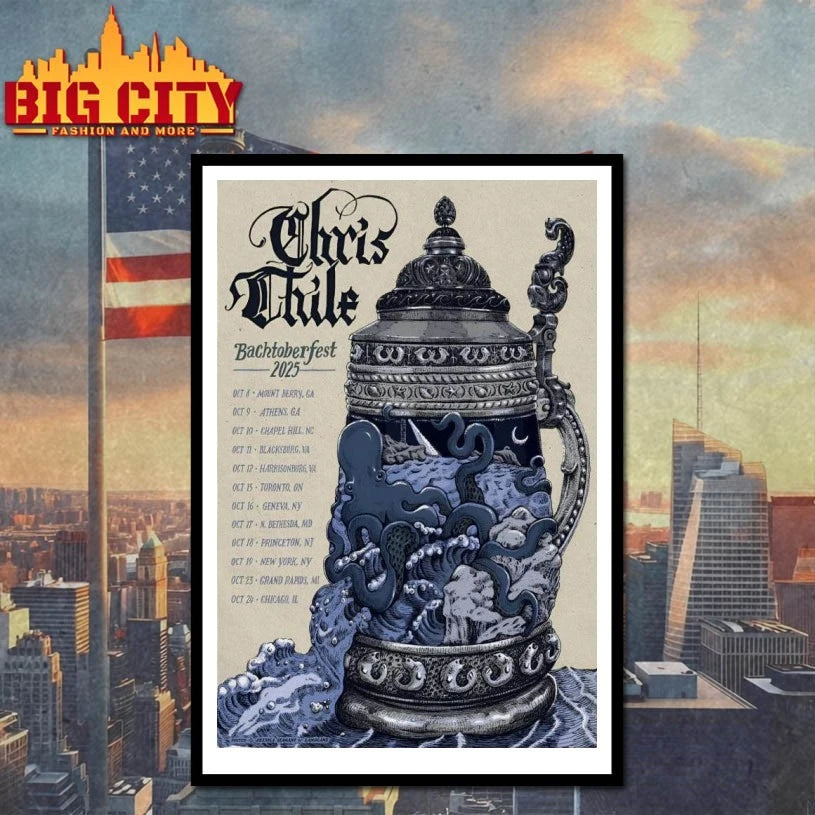 Chris Thile 2025 Bach Toberfest Shows Poster Shirt