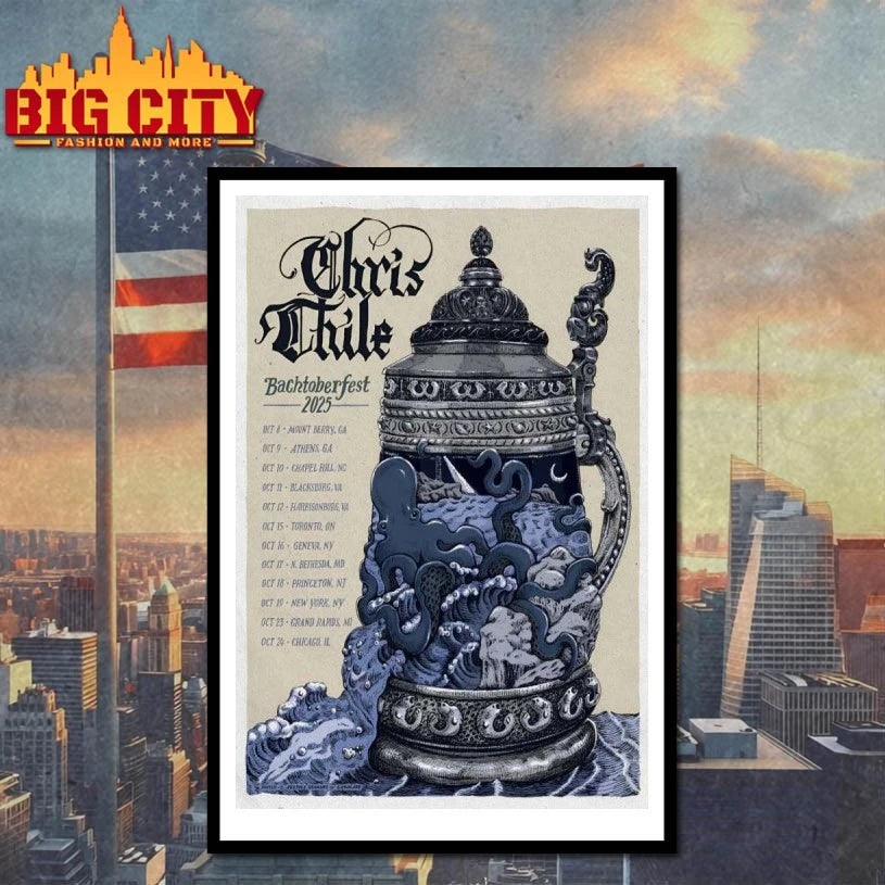 Chris Thile Bachtoberfest 2025 Shows Poster Shirt