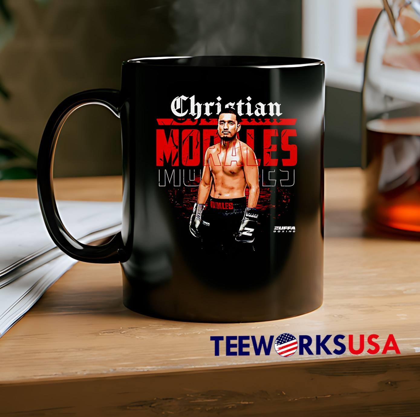Christian Morales Zuffa Boxing Professional Fighter Graphic shirt