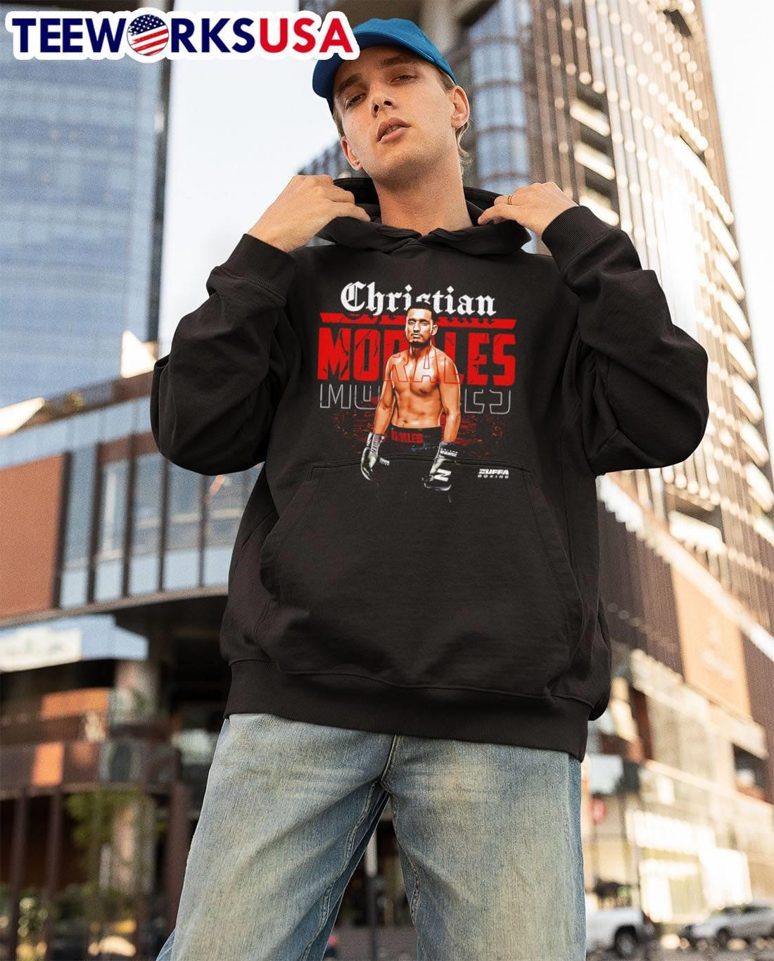 Christian Morales Zuffa Boxing Professional Fighter Graphic shirt