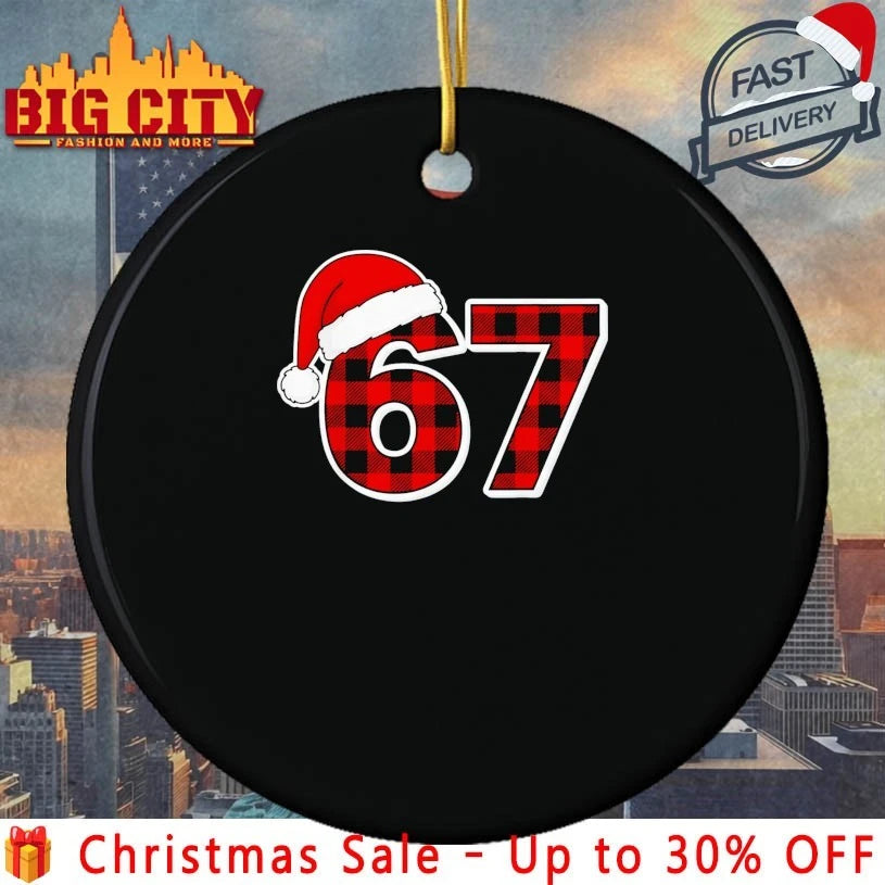 Christmas 67 Red Plaid Xmas Pajamas Slang shirt
