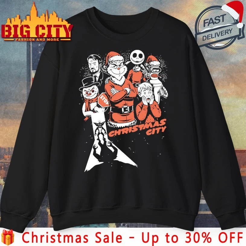 Christmas City Movie characters shirt