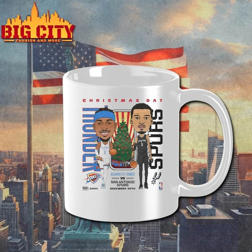 Christmas Day 2025 NBA Match Up Thunder Vs. Spurs shirt