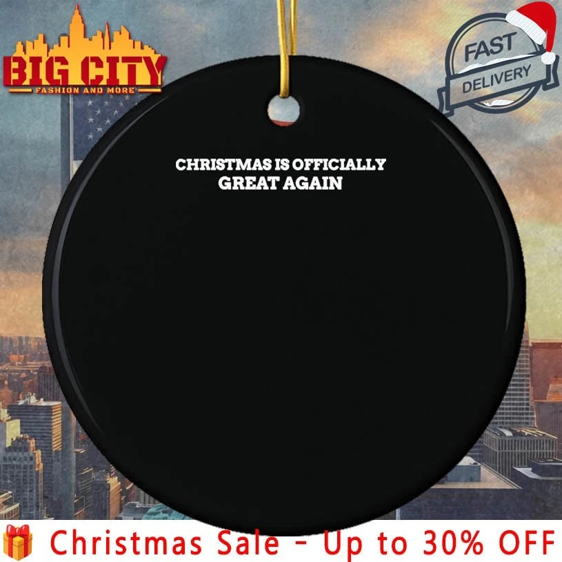 Christmas Is Officially Great Again Gift shirt