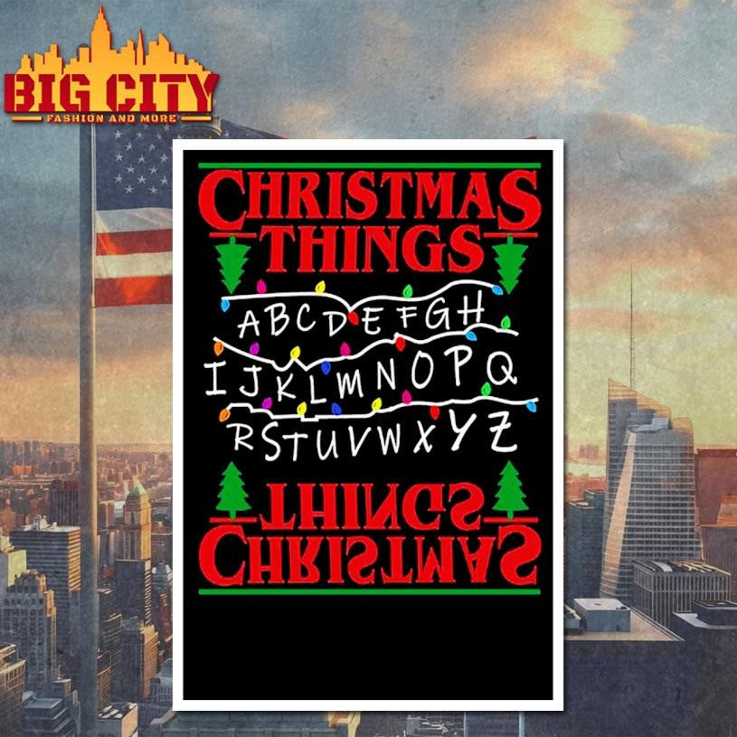 Christmas Tree Alphabet Lights Shirt