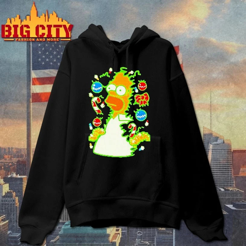 Christmas hideout homer Simpson Bushes shirt