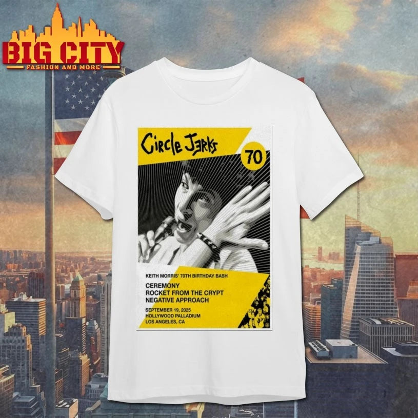 Circle Jerks Keith Morris 70 Years Punk Poster shirt