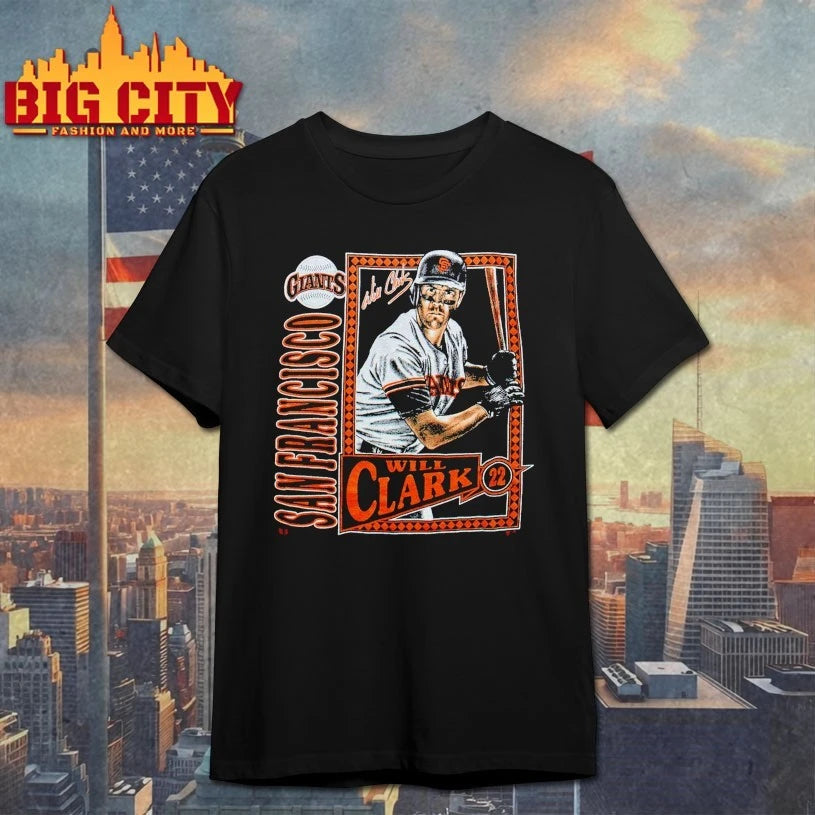 Clack 22 San Francisco Giants 1991 shirt