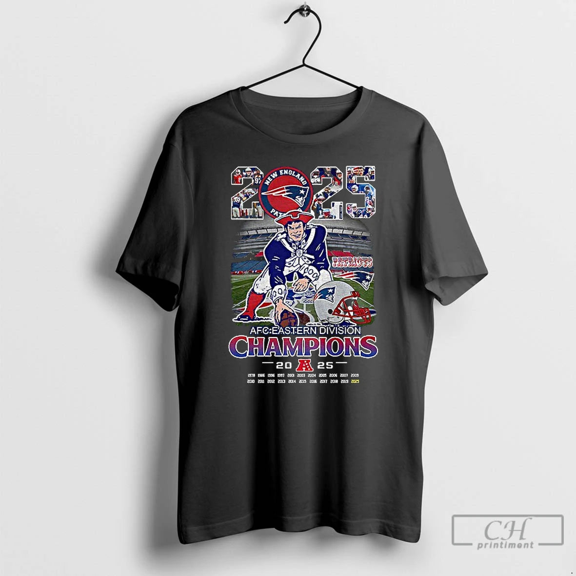 Classic New England Patriots Football Afc Eastern Division 2025 Flying Elvis T-Shirts, Hoodie, Sweatshirt | ZylaModa.com