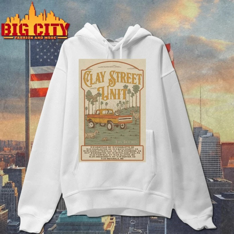 Clay Street Unit Fall Tour 2025 New Poster shirt