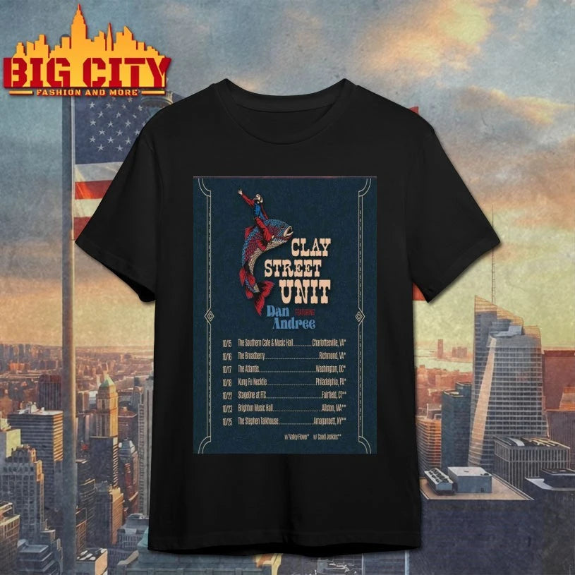 Clay Street Unit Tour 2025 New Poster shirt