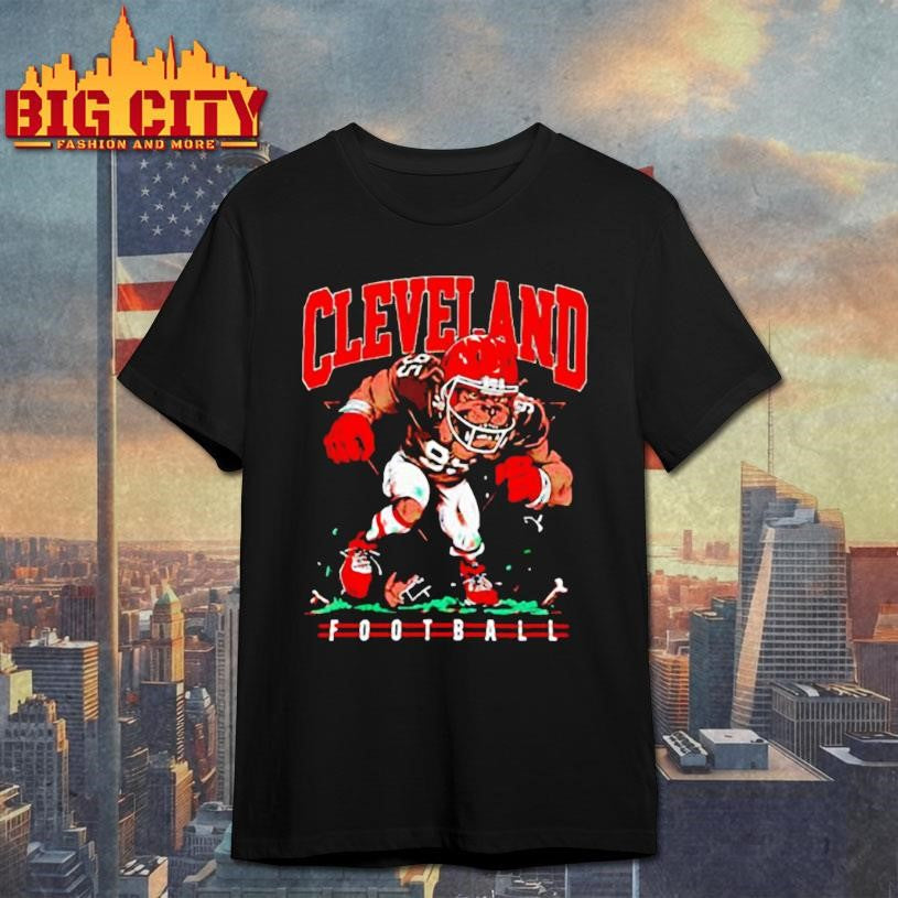 Cleveland Dawg Brown Football Shirt
