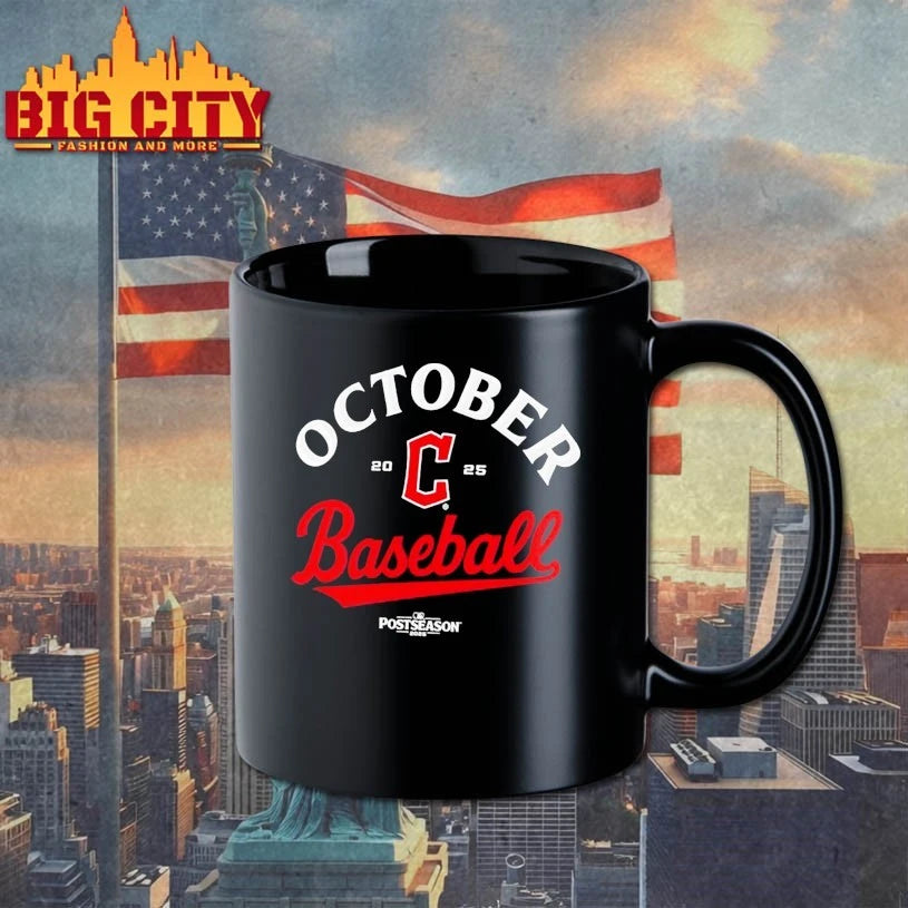 Cleveland Guardians October Baseball 2025 MLB Postseason Shirts