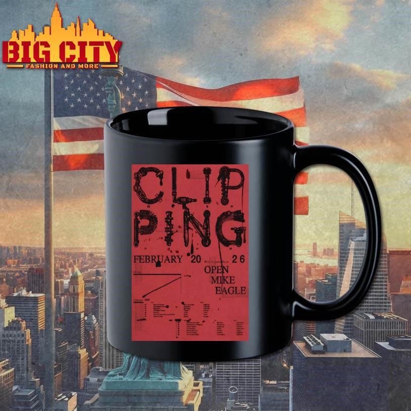 Clipping February 2026 Tour America Poster Shirt