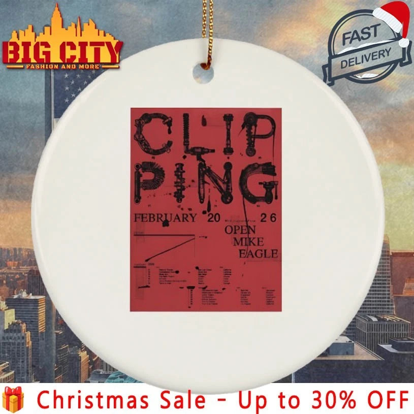 Clipping Open Mike Eagle February 2026 Tour USA shirt