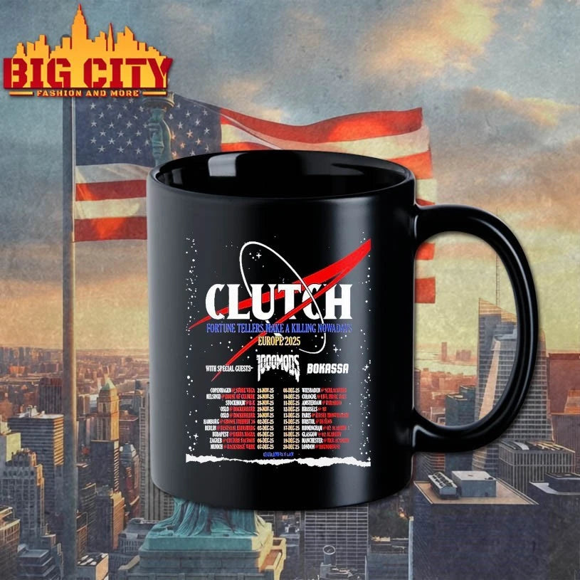 Clutch Fortune Europe 2025 Tour shirt