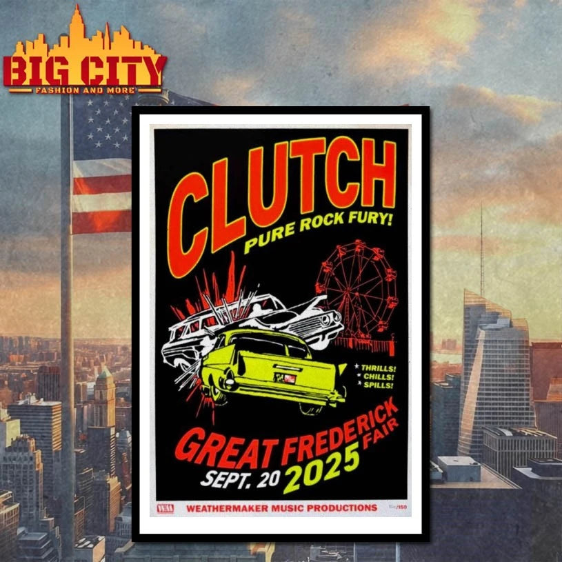 Clutch Great Frederick Fair 2025 Poster shirt