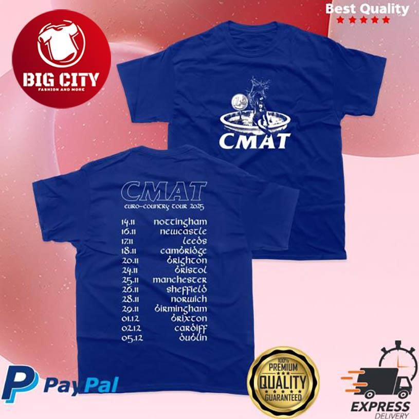 Cmat 2025 Euro-Country Tour Two Sided Shirt