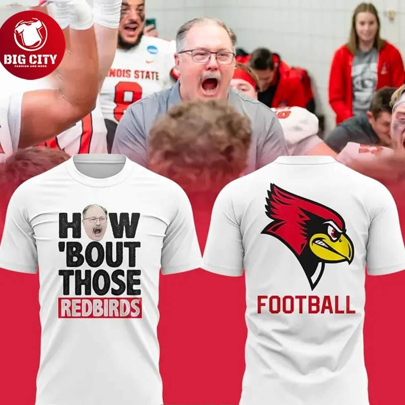 Coach Brock Spack Illinois State Football Two Sided Shirt