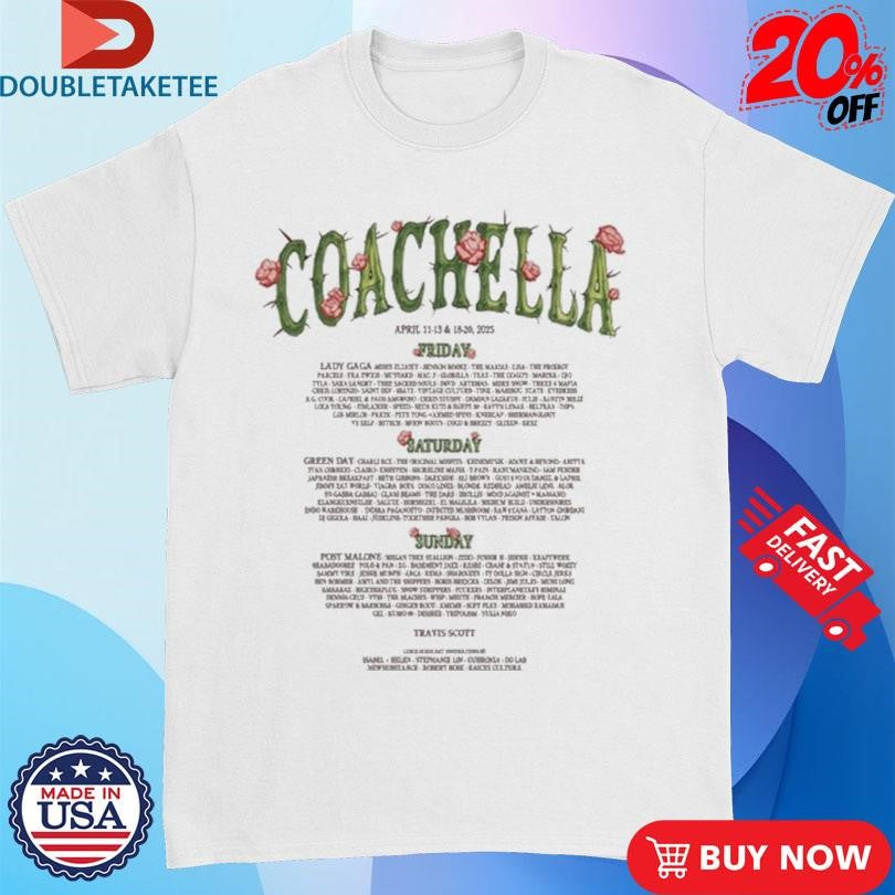 Coachella Cactus Flower 2025 Shirts