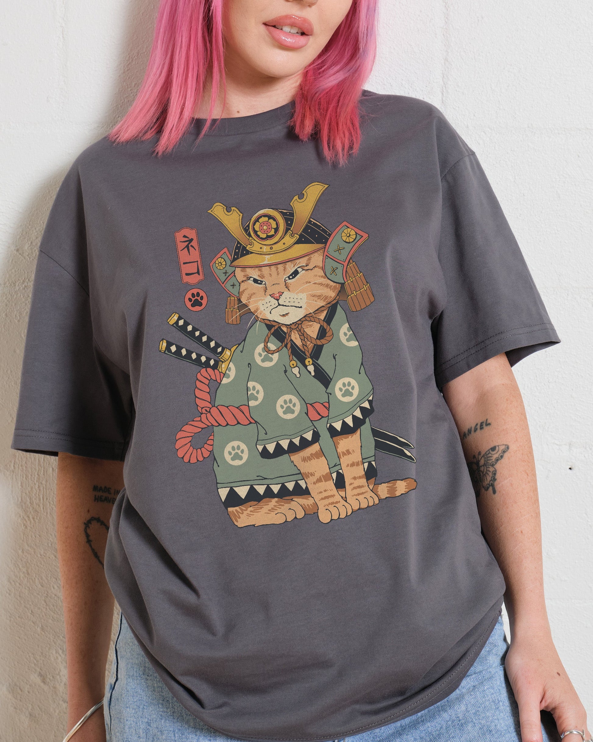 Neko Samurai T-Shirt