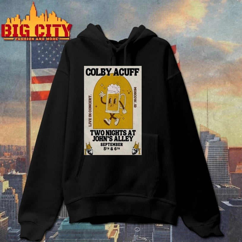 Colby Acuff 2025 Moscow, ID Tour Poster Shirt