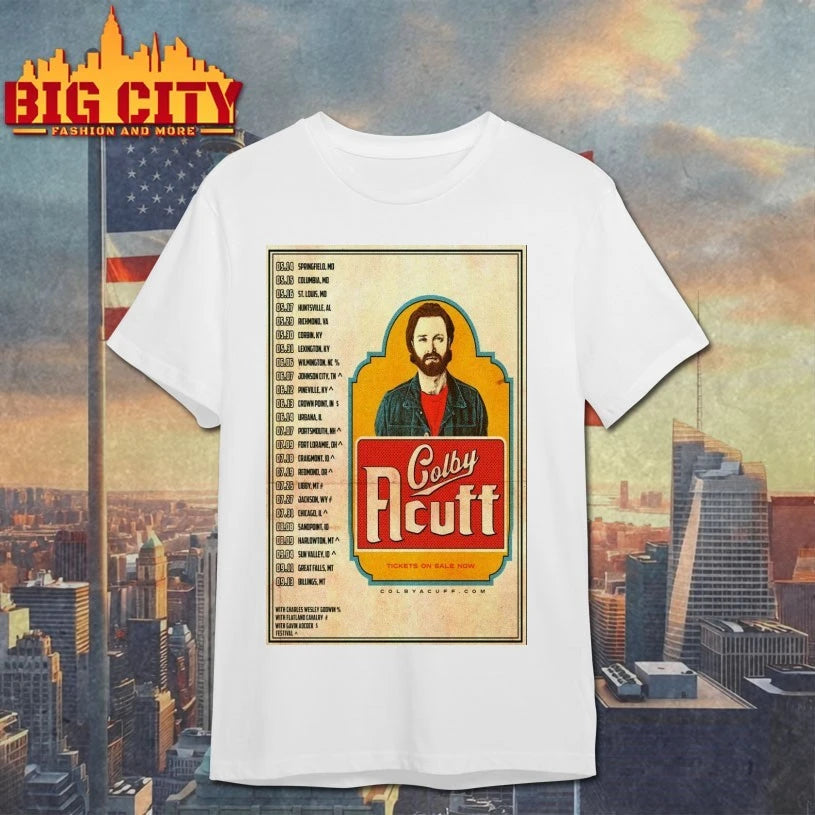 Colby Acuff Tour July &amp; Aug &amp; Sept 2025 Poster Shirt