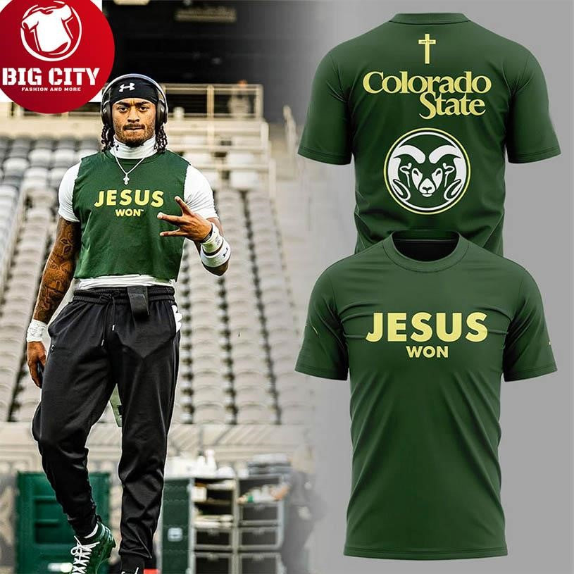 Colorado State Football Jesus Won 2025 Shirt