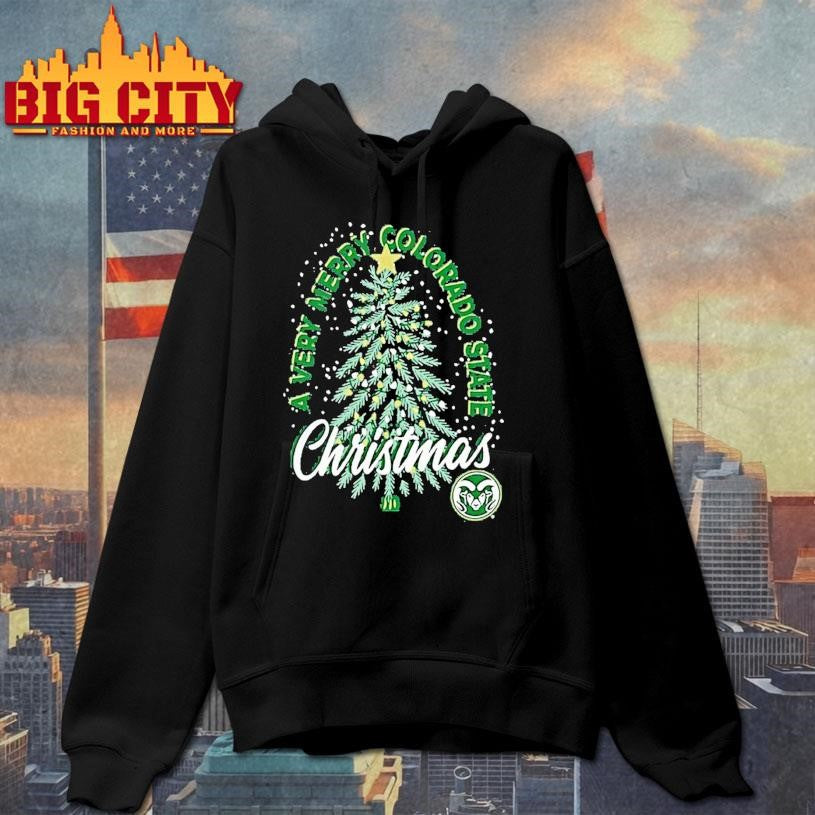 Colorado State Rams Christmas Tree Holiday Shirt