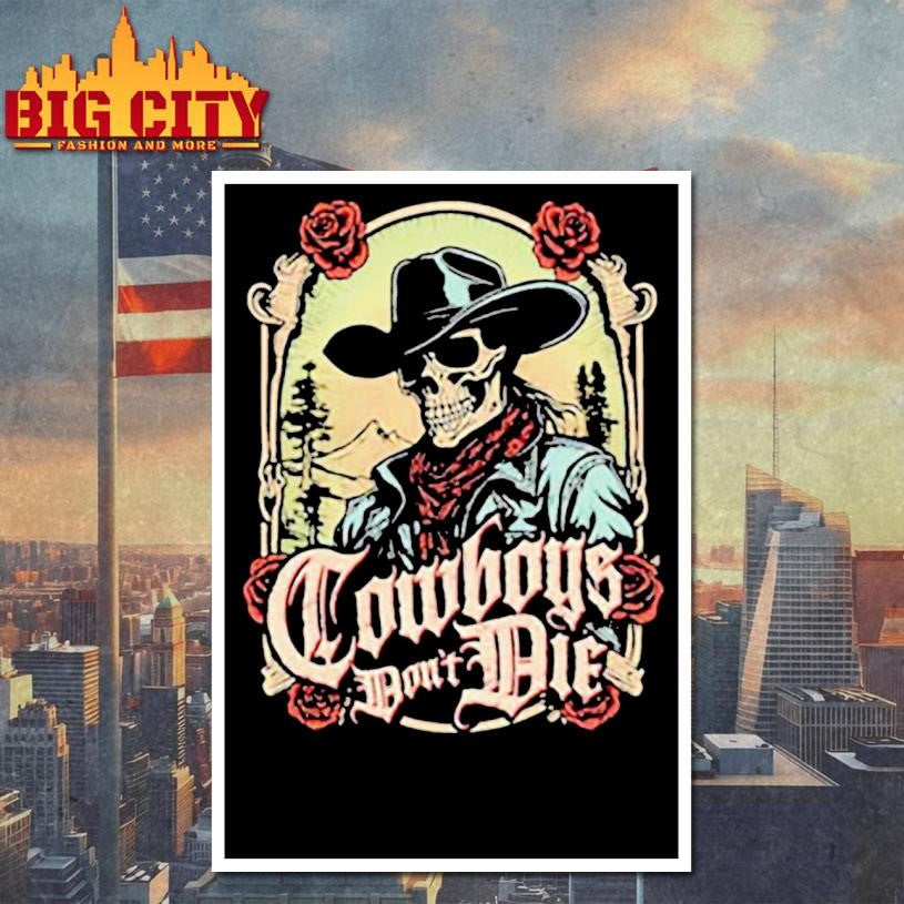 Colt Graves Cowboys Don’t Die Skeleton Shirt