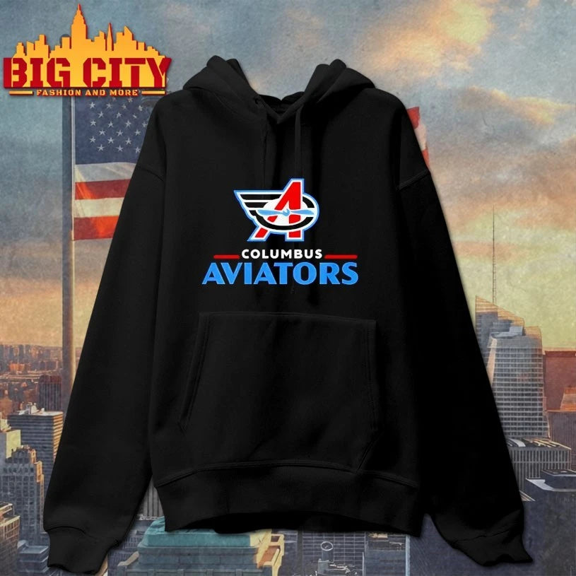 Columbus Aviators Lockup Logo Shirt