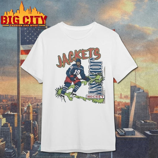 Columbus Blue Jackets Johnny Hockey 13 T Shirt
