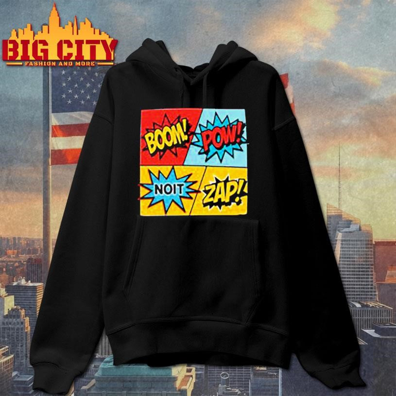 Comic Book Onomatopoeia BOOM POW ZAP Shirt