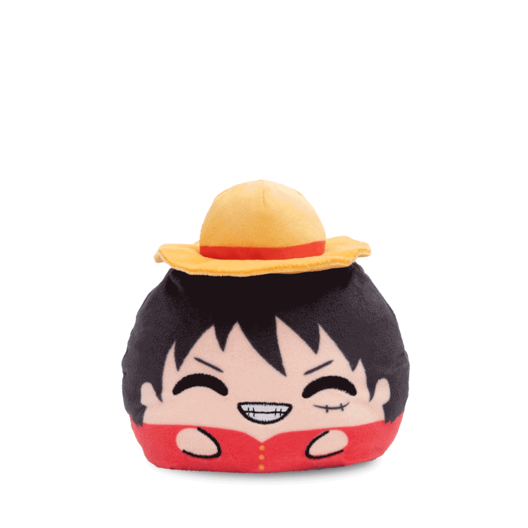 Luffy & Devil Fruit 4" Reversible Plushie