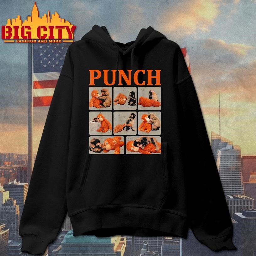 Cool Punch Cute Monkey Shirt