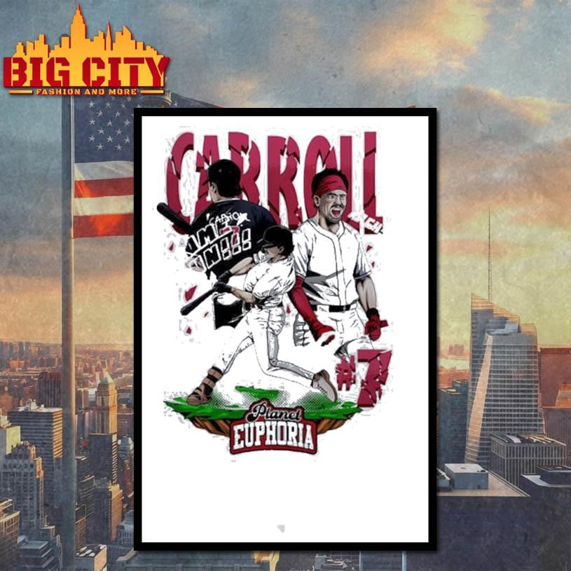 Corbin Carroll Arizona Diamondbacks Hand Drawn Artwork Shirt