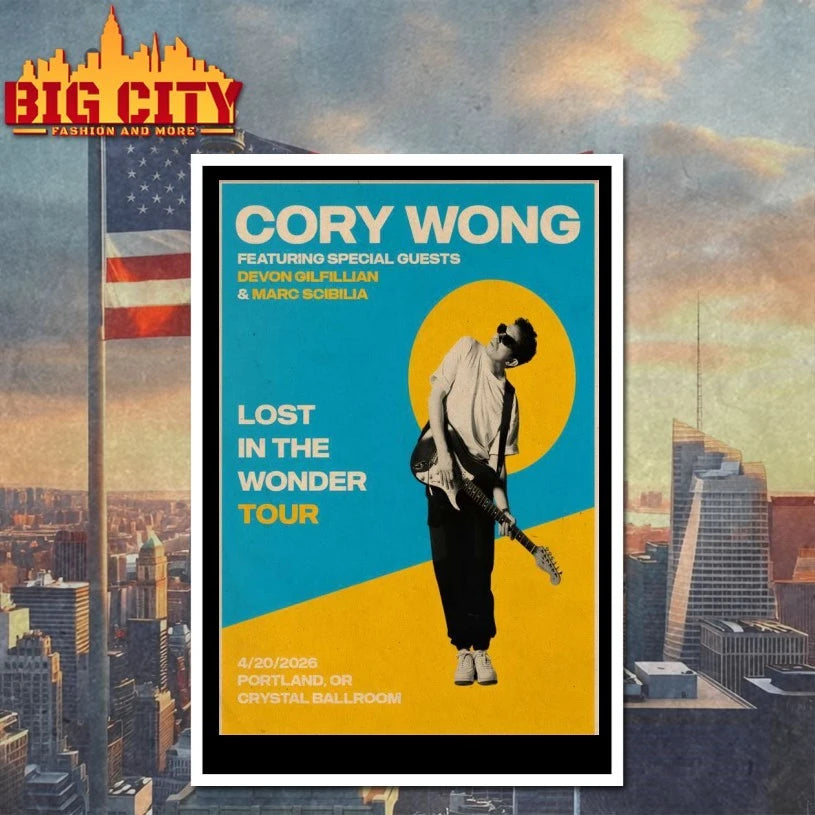 Cory Wong Apr 20 2026 The Crystal Ballroom In Portland OR Poster shirt