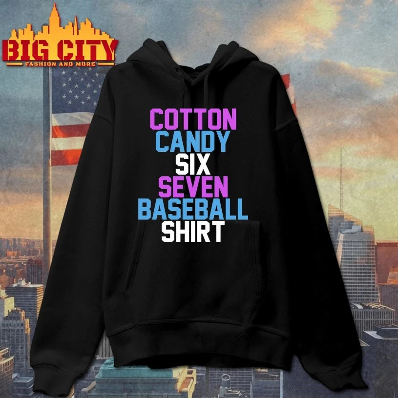 Cotton Candy Six Seven Baseball Shirt Shirt