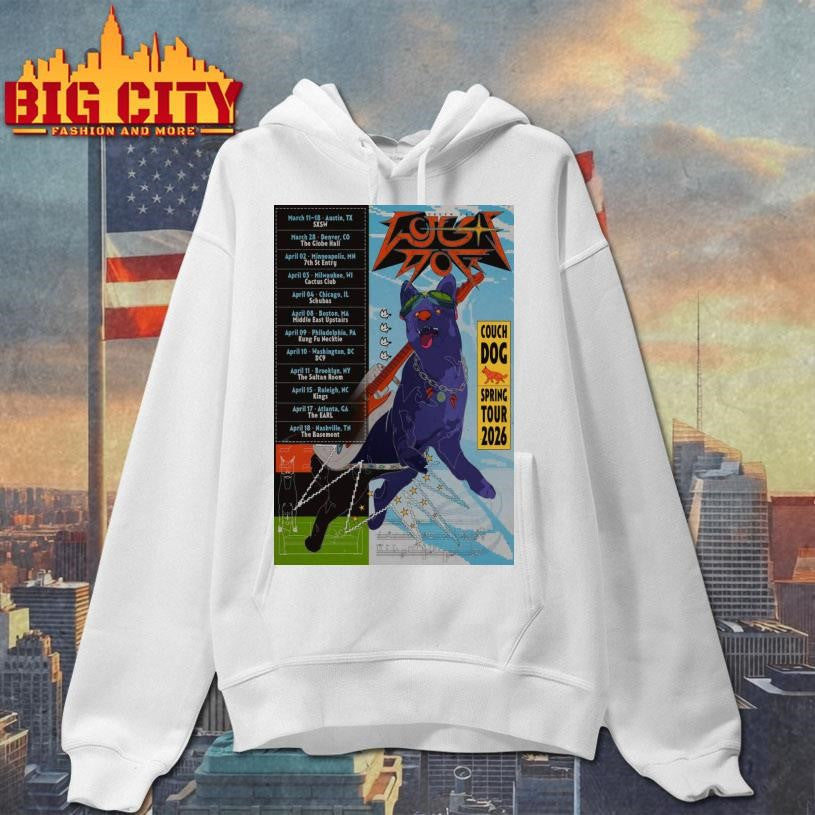 Couch Dog Spring Tour 2026 Poster Shirt