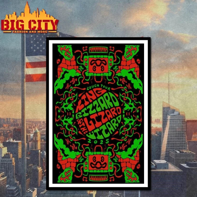 Couch Tour King Gizzard and the Lizard Wizard Couch Poster shirt