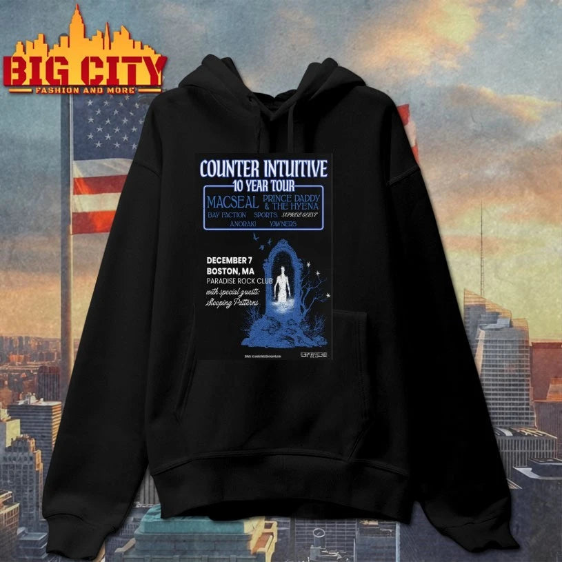 Counter Intuitive Records Tour Boston, MA Dec 07 2025 Poster shirts