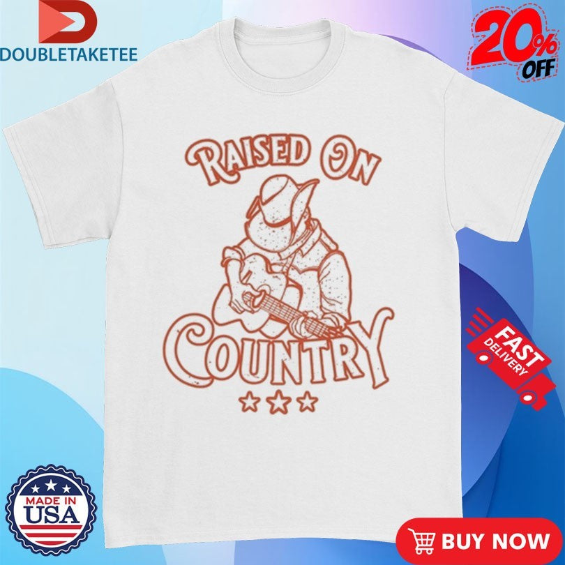 Country To Country Raised On Country Guitar T-shirts