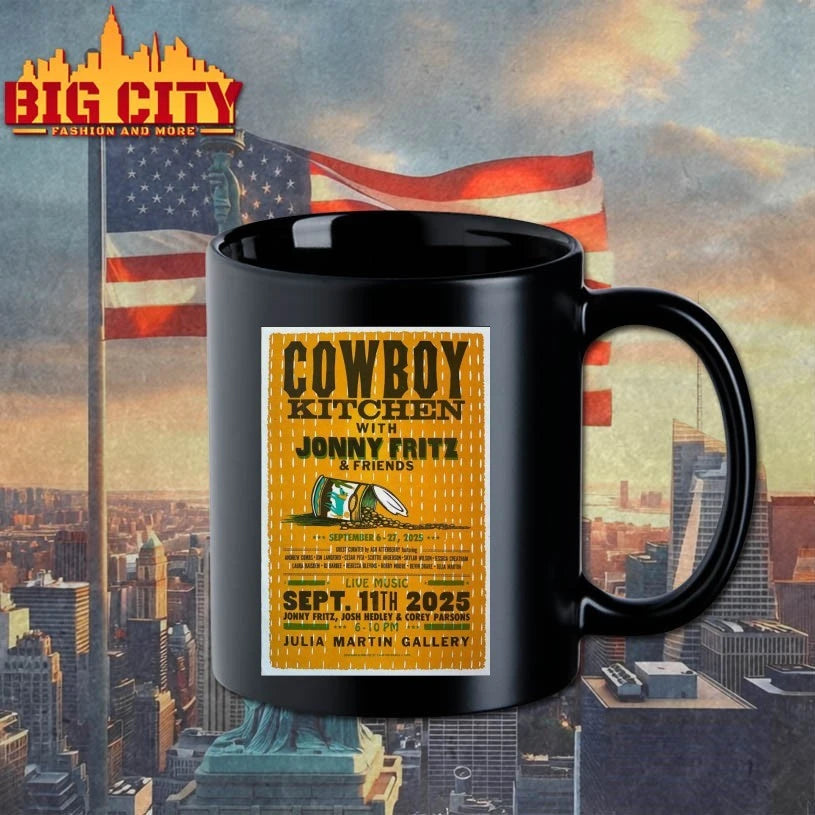 Cowboy Kitchen with Jonny Fritz &amp; Friends Sept 6-27, 2025 Poster Shirt