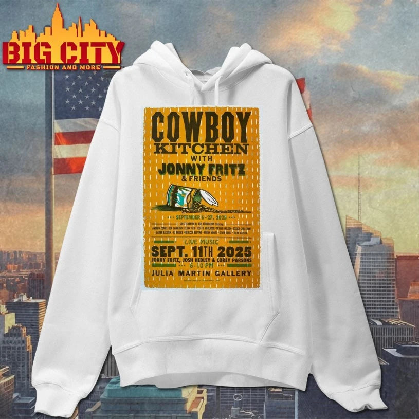 Cowboy Kitchen x Jonny Fritz x Friends Sep 6-27, 2025 Tour Poster Shirt