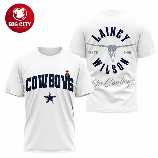 Cowboys Lainey Wilson 2025 Two Sided Shirt