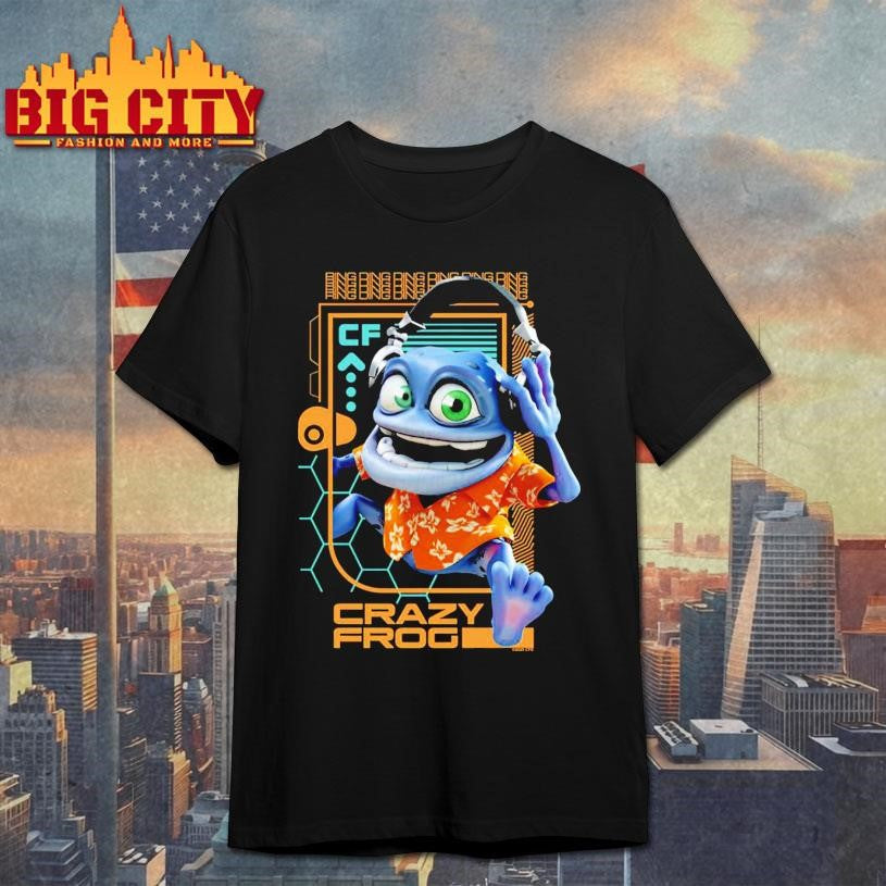 Crazy Frog Headphones On Ring Ding Ding Shirt