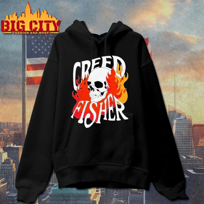 Creed Fisher Skull Flames Shirt