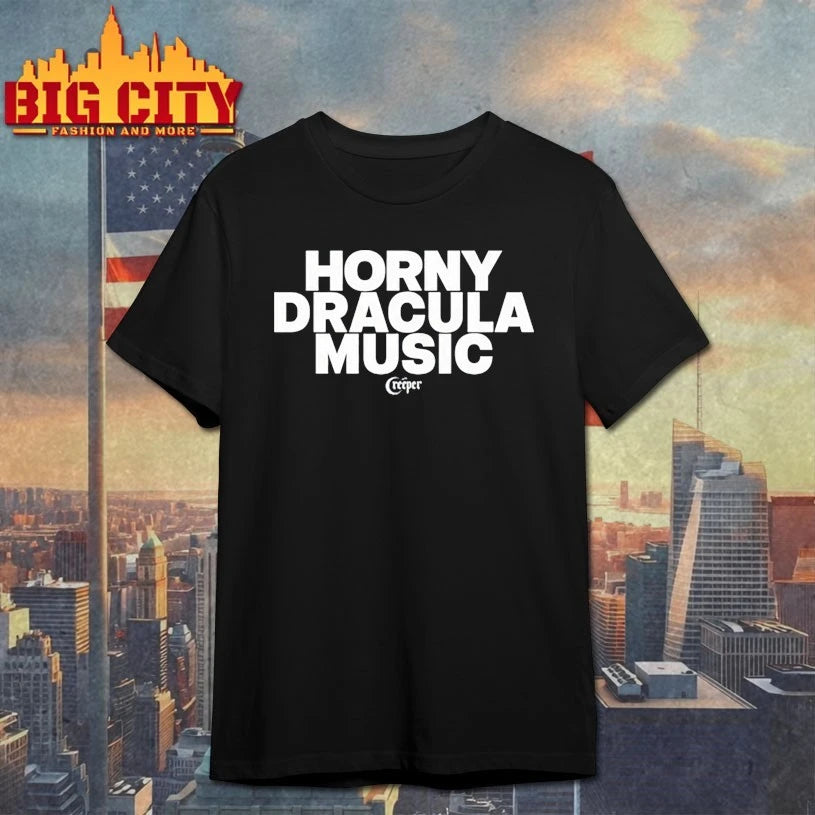 Creeper Cult Horny Dracula Music shirt