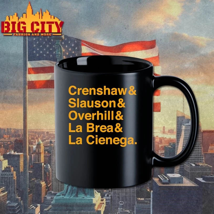 Crenshaw &amp; Slauson &amp; Overhill &amp; La Brea &amp; La Cienega shirt